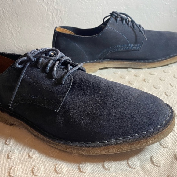 DONT STEP ON MY BLUE SUEDE SHOES! J CREW Superior Shoes Blue Suede Chukka Shoe - Picture 13 of 16